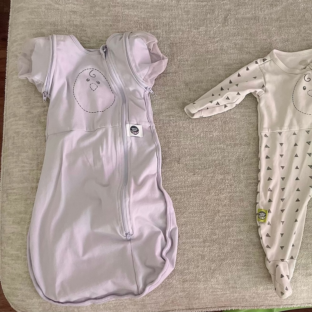 Nested bean ZEN swaddle lavender